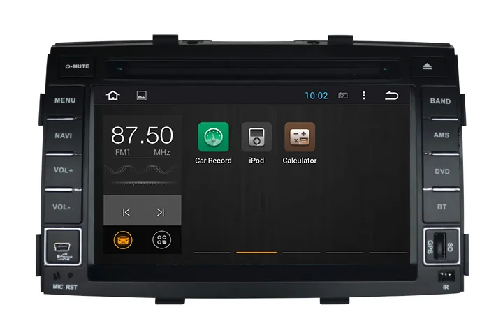 RK3188 4 ядра 1024*600 Android 5.1.1 автомобильный DVD gps для Kia Sorento 2009 2010 2011 2012 автомобильная