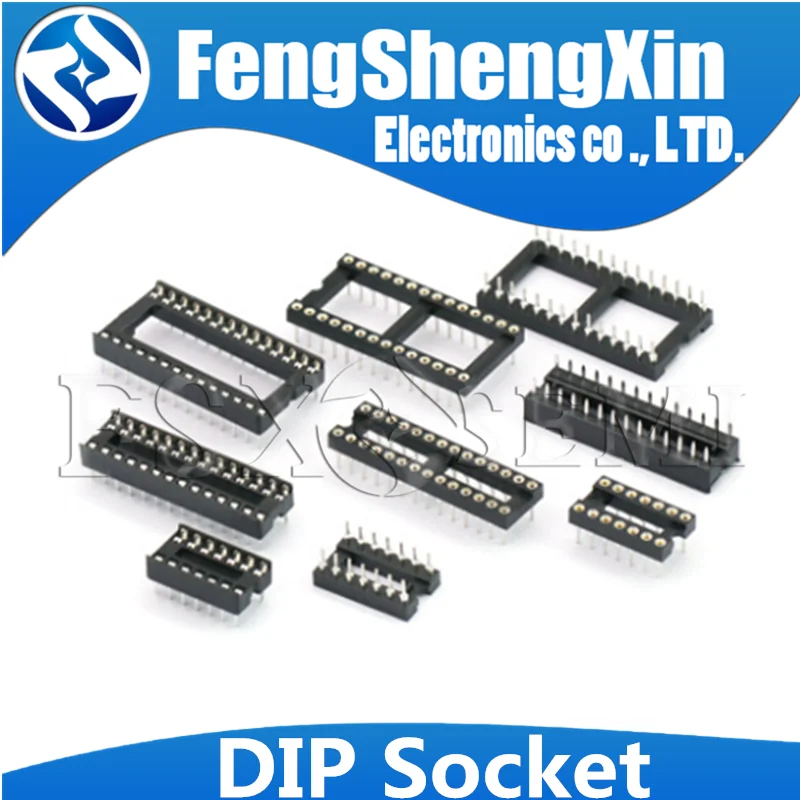 10 шт. квадратные отверстия ИС розетки DIP6 DIP8 DIP14 DIP16 DIP18 DIP20 DIP28 DIP40 разъем DIP розетка 6