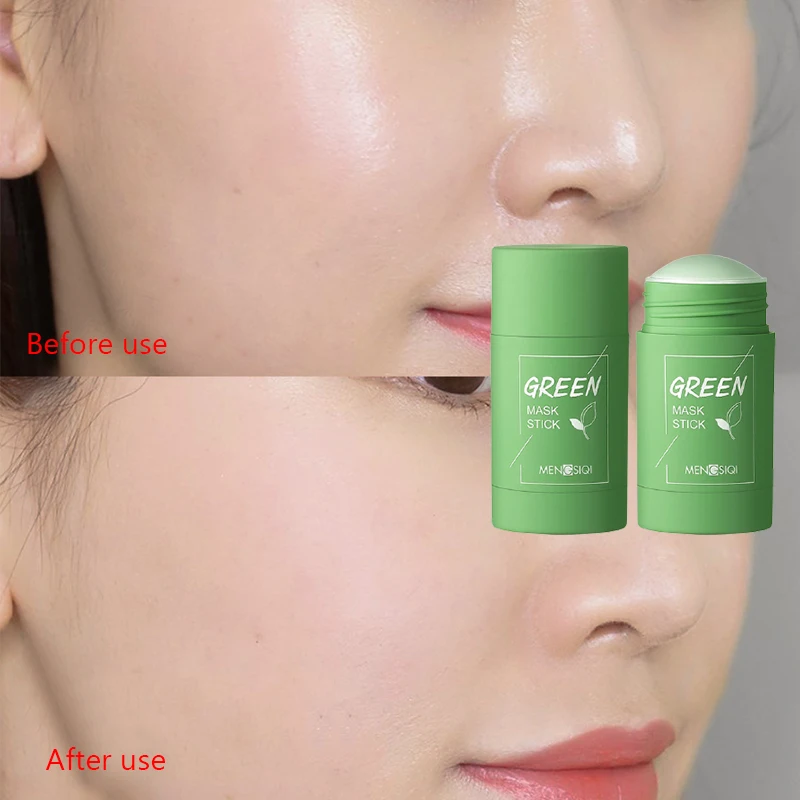 

Poreless Deep Cleanse Mask Stick Green Tea Eggplant Oil Control Pore Shrinkage Blackhead Removal Moisturizing Mud Mask Skin Care