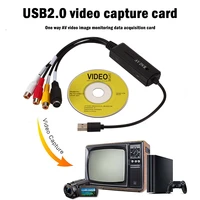 video tuner box grabber compatible usb 2 0 video capture card portable rca converter adapter for dvhi8vhs tv dvd