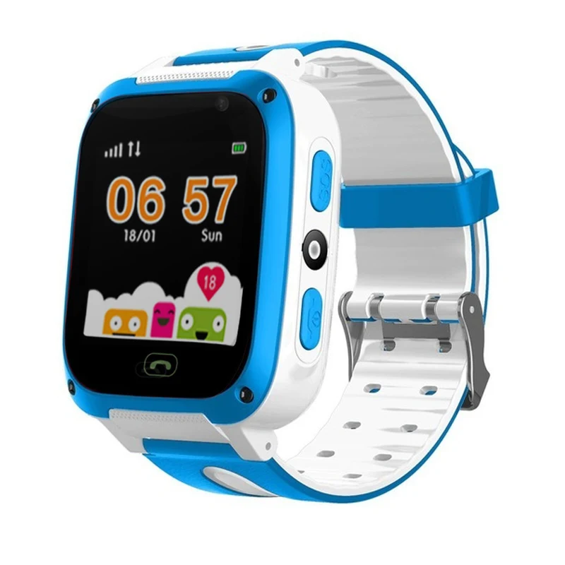 Детские Смарт часы с камерой водонепроницаемые SOS звонки LBS местоположение SIM