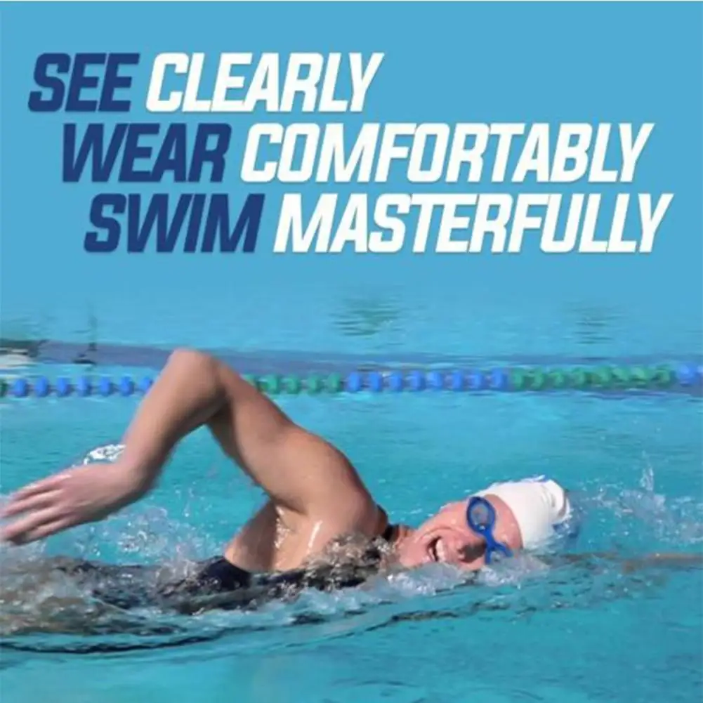 

Women Men Adult Waterproof Anti Fog Swimming Goggles Set Nose UV Clip Adjustable Plug Ear Glasses Protection Wide View With O1T8