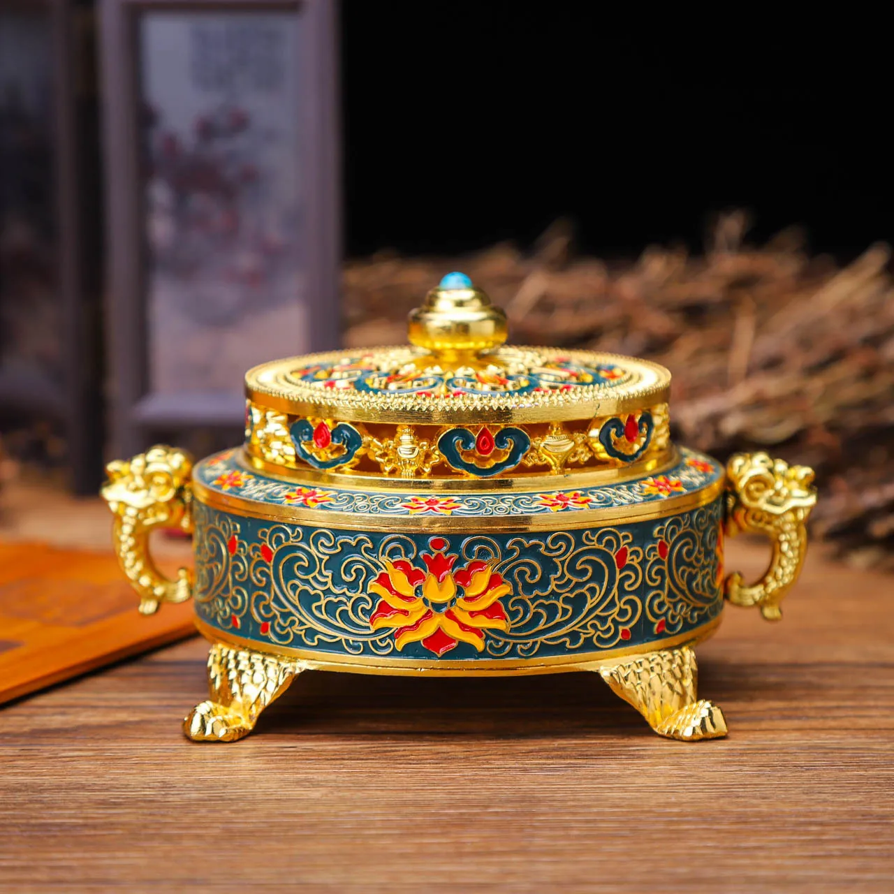 Ароматическая горелка из сплава медитация принадлежности для комнаты украшение