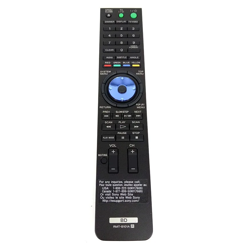 Новый оригинальный RMT-B101A для Sony Blu-Ray пульт дистанционного управления Управление для BDP-S300 BDP-S301 BDPS301 BDPS300