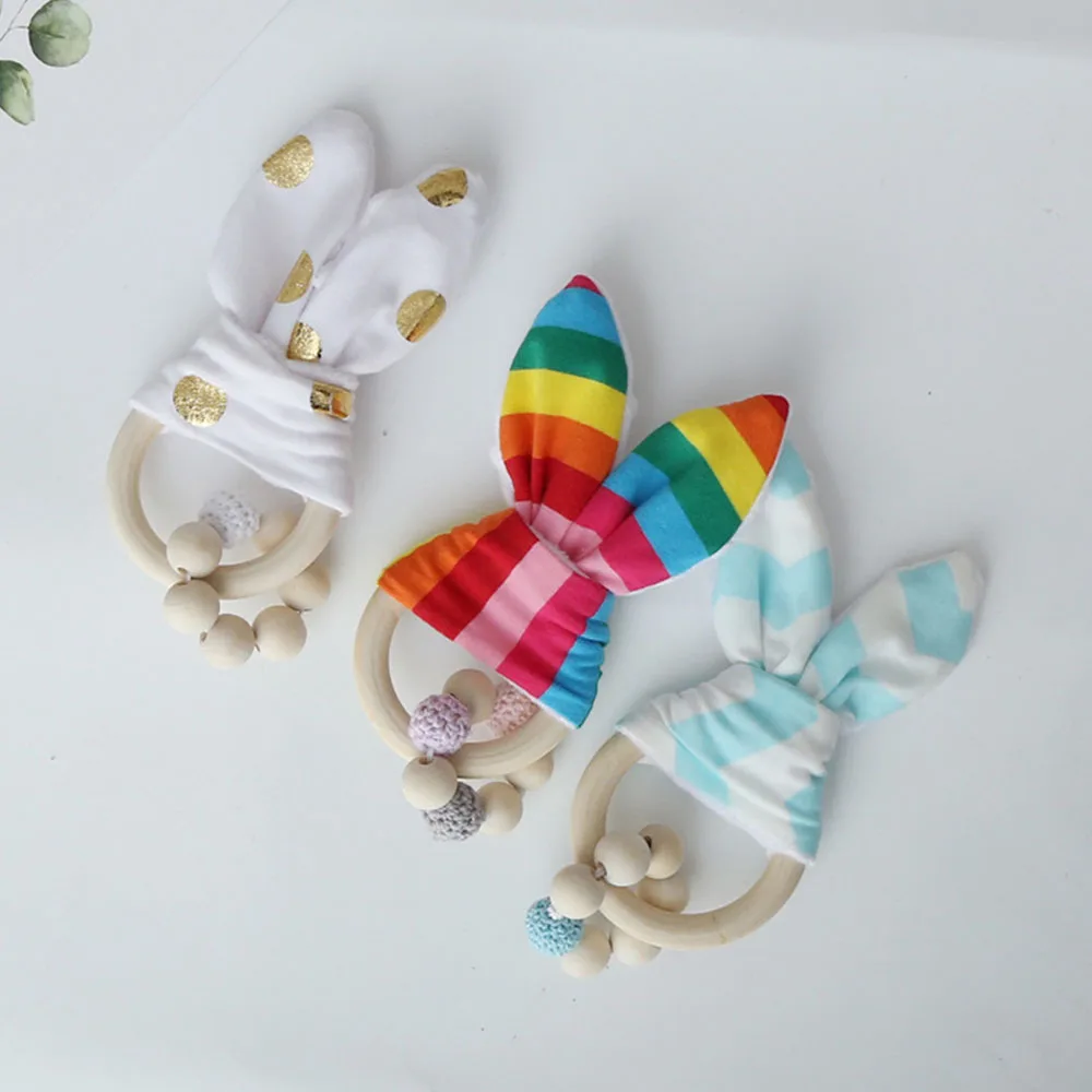 Детские погремушки игрушки искусственная милая деревянная игрушка для