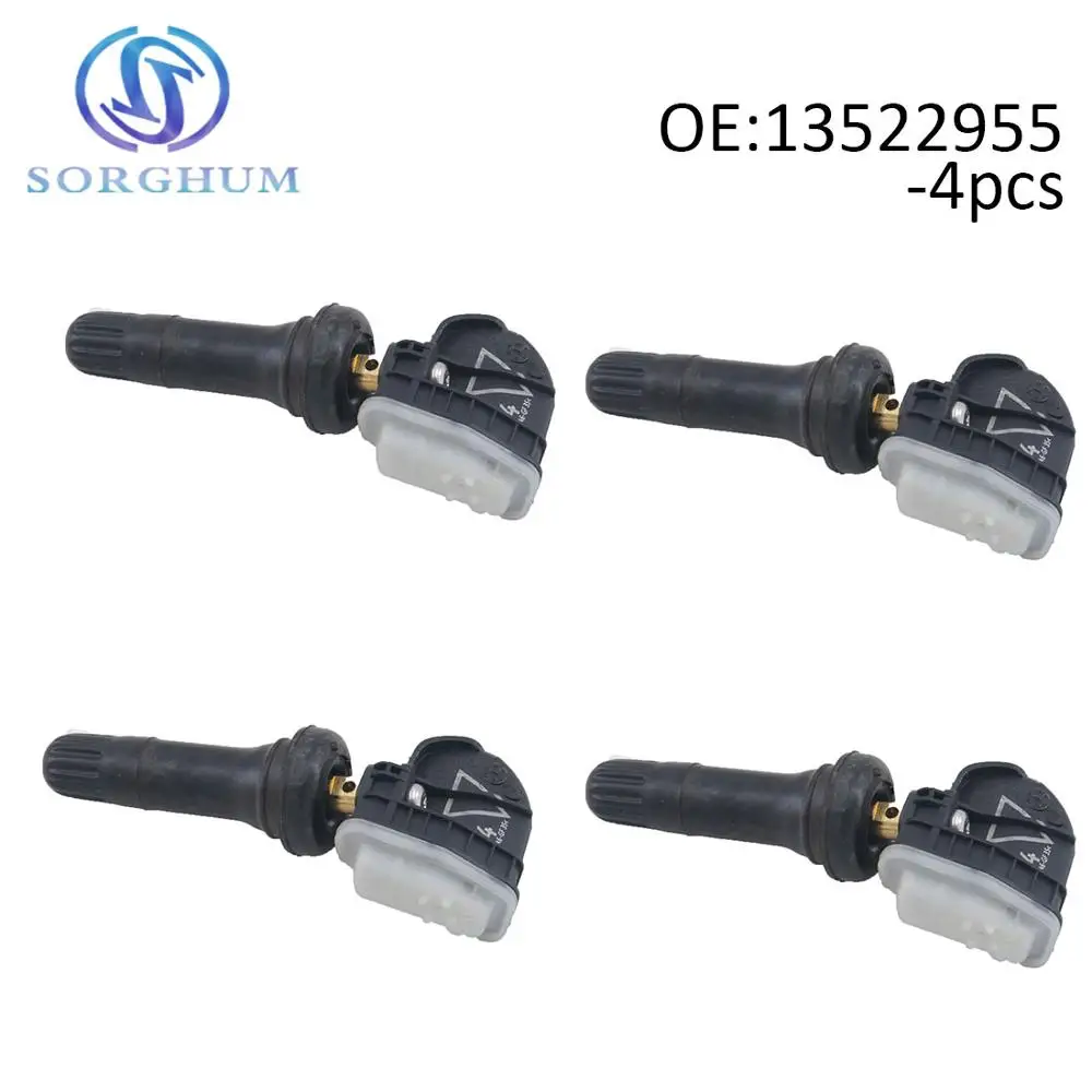 4 шт. 13522955 датчик контроля давления в шинах (TPMS) 433 МГц подходит для Cadillac CT6 XT5 SRX