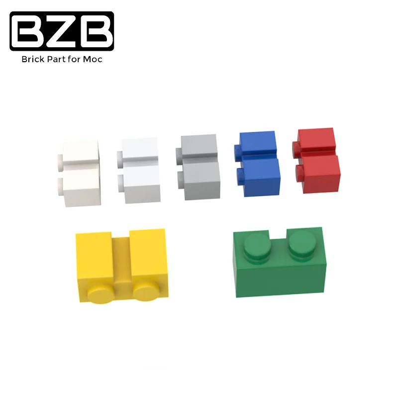 BZB MOC 4216 1x2 With Vertical Groove Brick Groove Brick Creative High-tech Building Block Model Kids Toys DIY Brick Parts Gifts