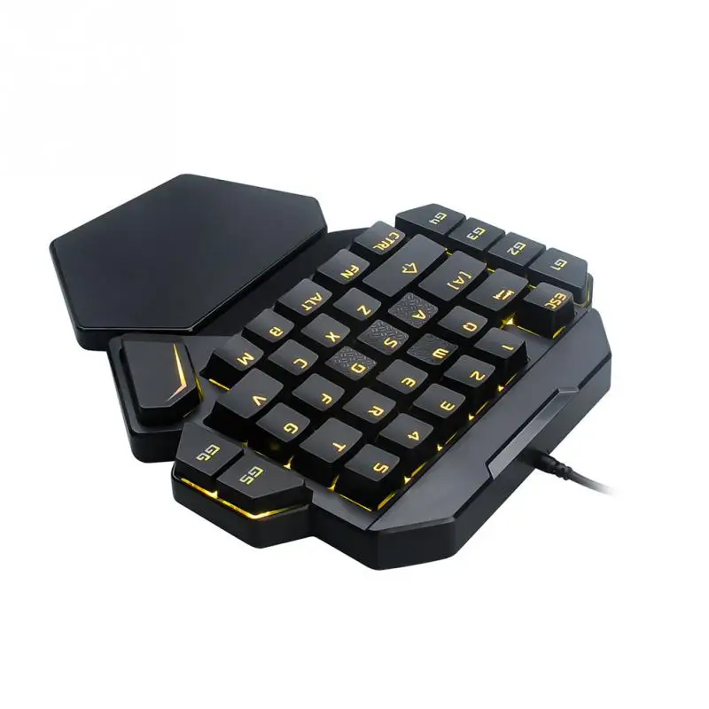 K50 Механическая Проводная портативная эргономичная Настольная мини клавиатура с