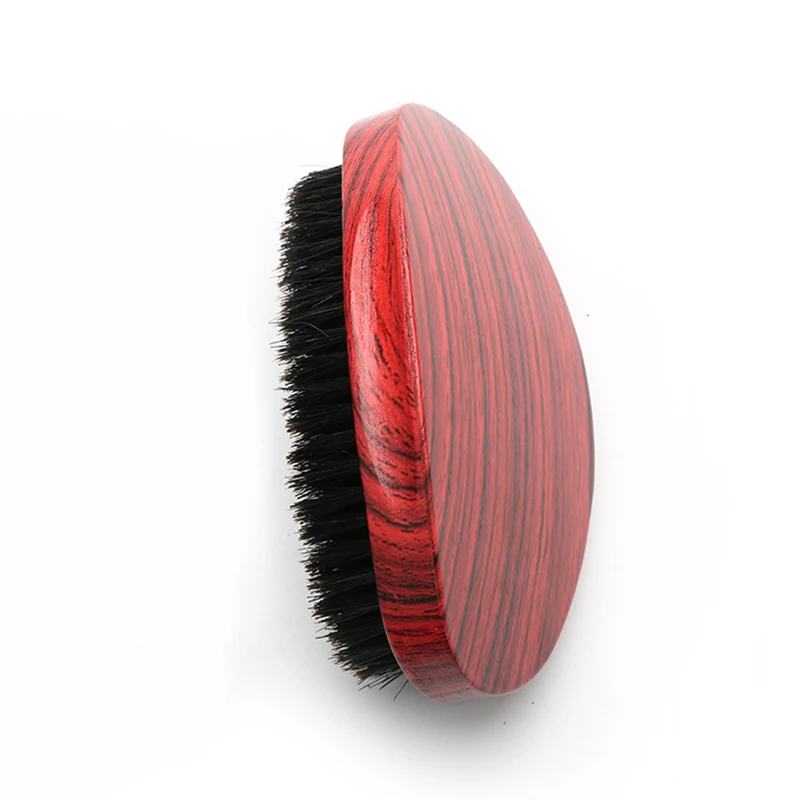 

Abeis High Quality 360 Wave Brush Wooden Handle Mustache Brush Natural Boar Bristle Beard Brush For Men