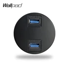 Настенный Удлинительный модуль Wallpad L6, 5 цветов, двойные 3,0 USB-портов, подходит к L6 пластинам, Бесплатная комбинация, сделай сам