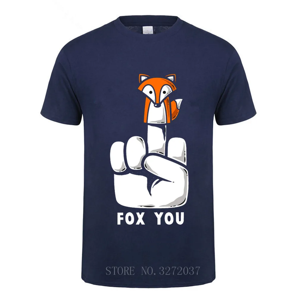 Мужская футболка с животным принтом Fox You черная из 100% хлопка camiseta 2020|Мужские
