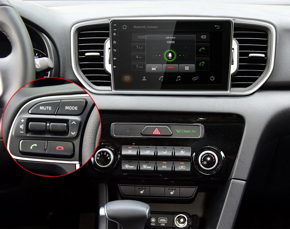 " 2 DIN Android Автомагнитола для KIA Sportage 4 QL KX5- RDS DSP Авто Аудио 2 ГБ+ 32 ГБ сенсорный экран gps навигатор+ рамка