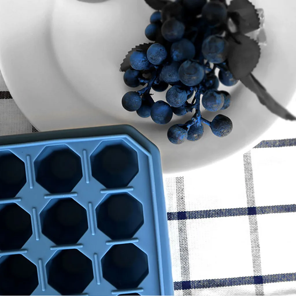 24 лоток для льда с крышкой форма напитков в морозильной камере из мягкого