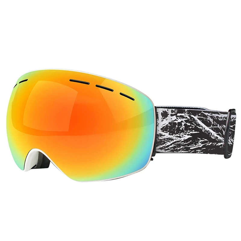 

Ski Goggles Skiing Snowboard Windproof Goggles Anti-UV Anti-Fog and Interchangeable Lens for Men Women and Youth