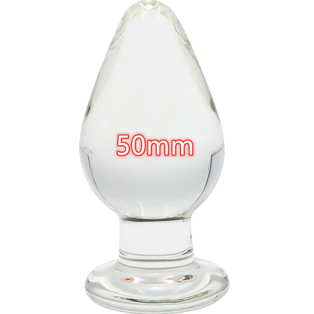 Стеклянная Анальная пробка увеличивающаяся 5 см | Красота и здоровье