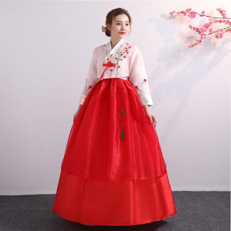 korean hanbok traditional korean style clothing national korean traditional dress hanbok national costume - Цвет: color1