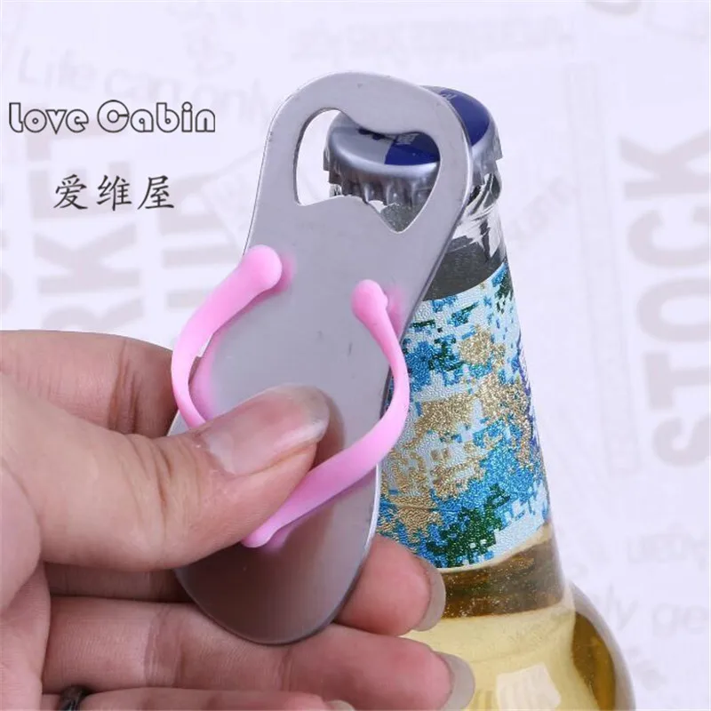Flip flops bottle opener in gift box 10pcs wedding favors and giveaways for guest Party decoration Supplies | Дом и сад