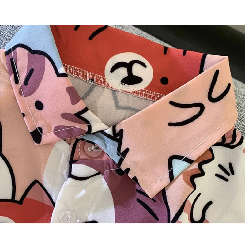 

New Summer Baby Boys Cartoon Clothes Children Girls Cotton Shirt Shorts 2Pcs/sets Kids Infant Clothing Toddler Casual Sportswear