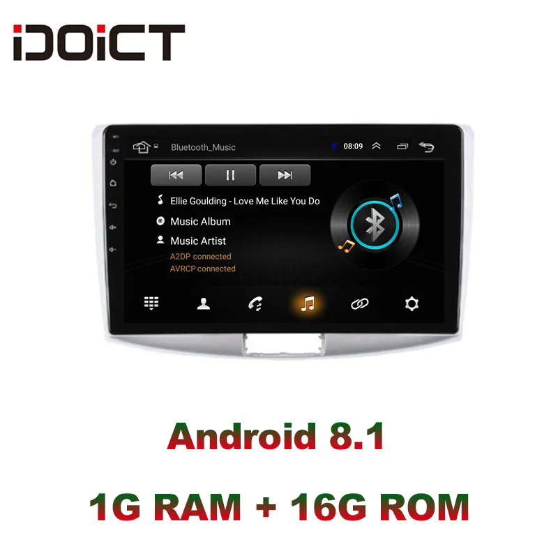 Автомобильный DVD плеер IDOICT на Android 8 1 с GPS навигацией мультимедийный проигрыватель