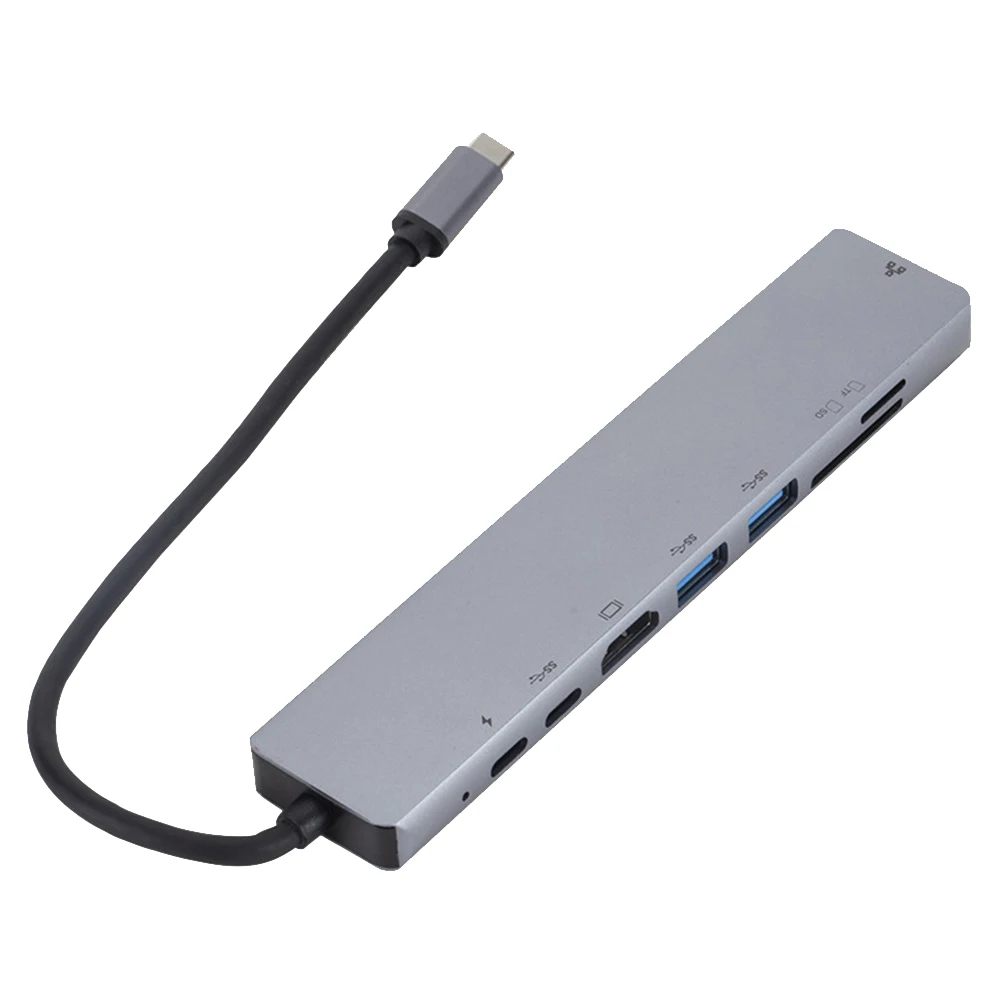 8 в 1 удлинитель для путешествий type-c USB C концентратор мульти разветвитель ПК