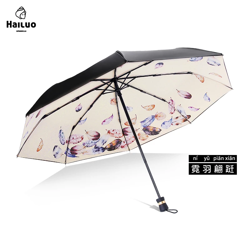 

Outdoor Ladies Umbrella Windproof Vintage Black Coating Umbrella Portable Inverted Fashion Regenschirm Household Umbrella JJ60YS