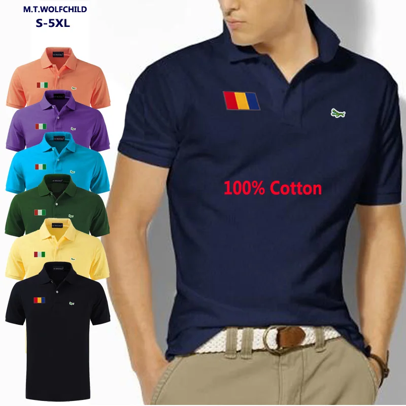 100% хлопок высокое качество новый дизайн мужские рубашки поло повседневные
