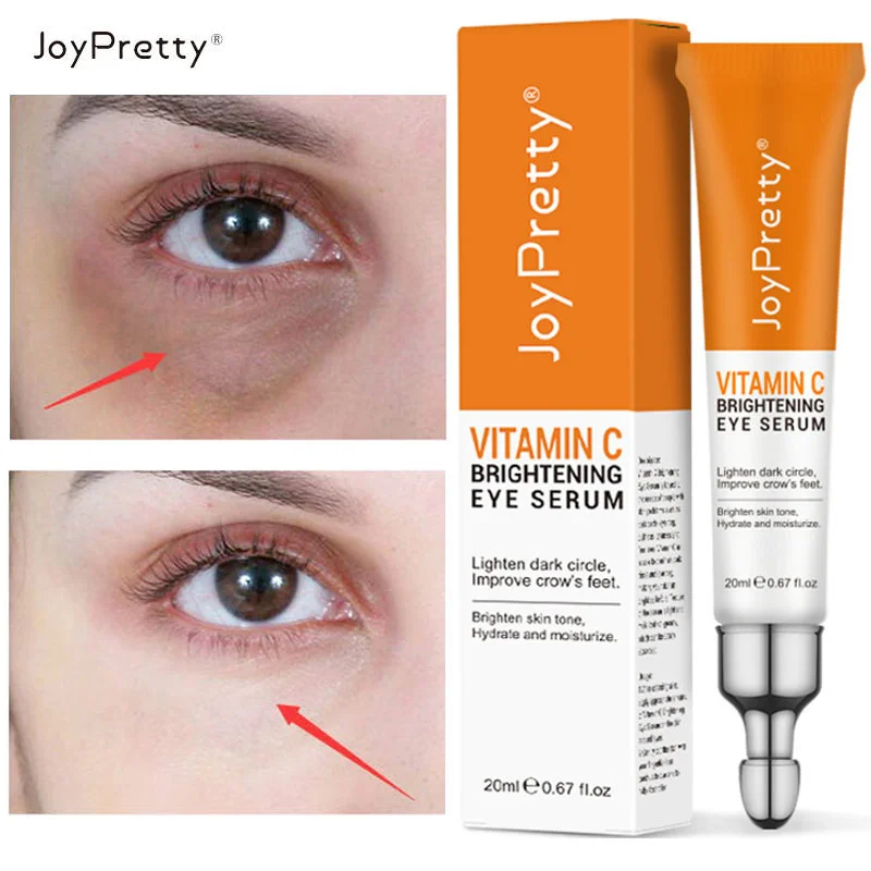 

Vitamin C Remove Dark Circles Eye Serum Lighten Brightening Hyaluronic Acid Anti-Wrinkle Anti Bags Anti Inflammation Skin Care