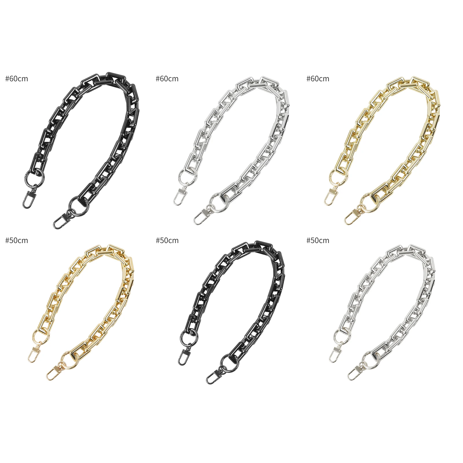 

Women's Bag Chain Strap Shoulder Strap Metal Chain Handbags Chain Strap Shoulder Bag Purse Replacement Chain Bag Accessories