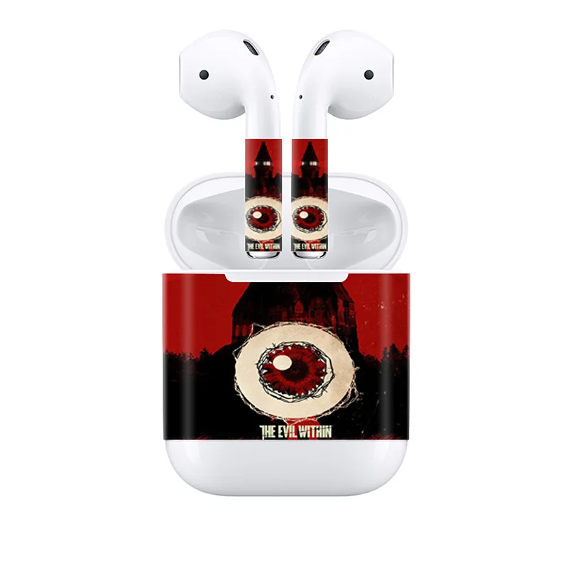 Крутой дизайн 14 цветов в Stocker Airpods стикер для Apple водонепроницаемые наклейки