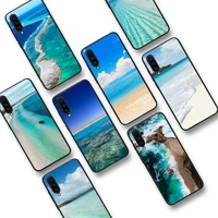 sea blue sky beach phone case for xiaomi mi9 mi8 f1 9se 10lite note10lite mi8lite coque for xiaomi mi5x