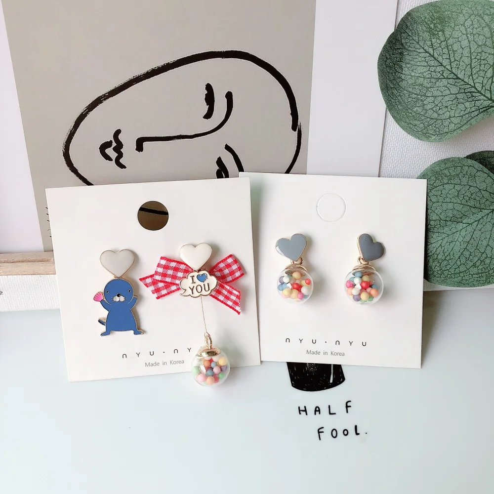 Женские серьги подвески в Корейском стиле|Серьги-подвески| |