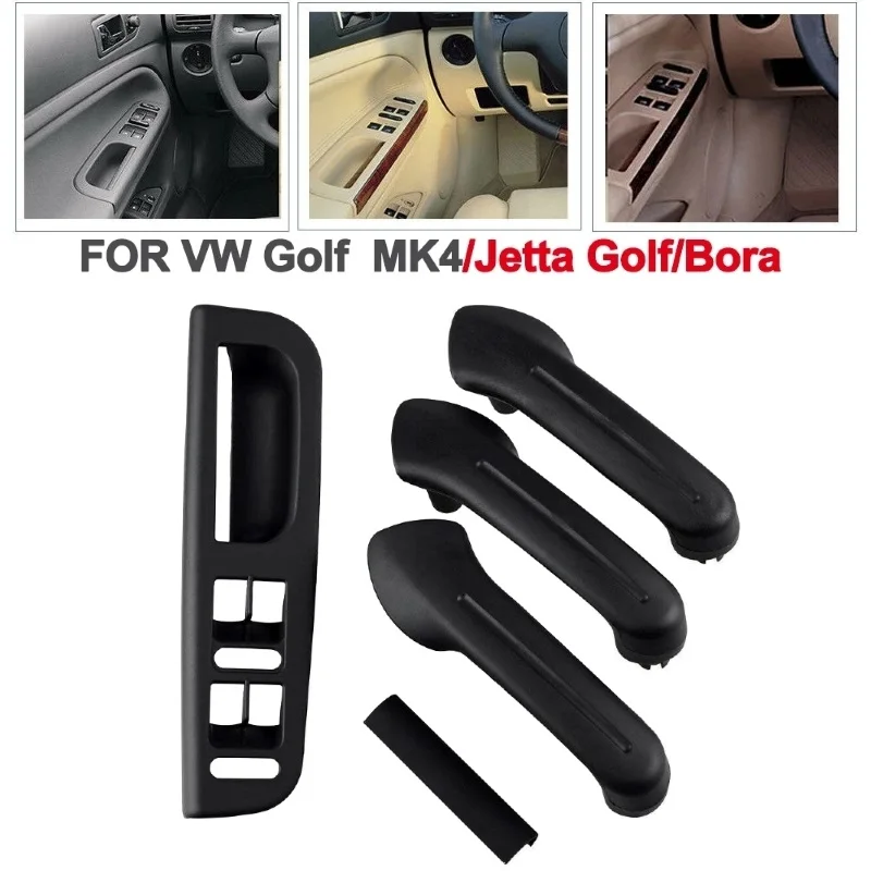 

5Pcs/Set Car Interior Door Handle Panel Cover For VW Bora JETTA Golf 4 MK4 1998-2004 Door Armrest Cover