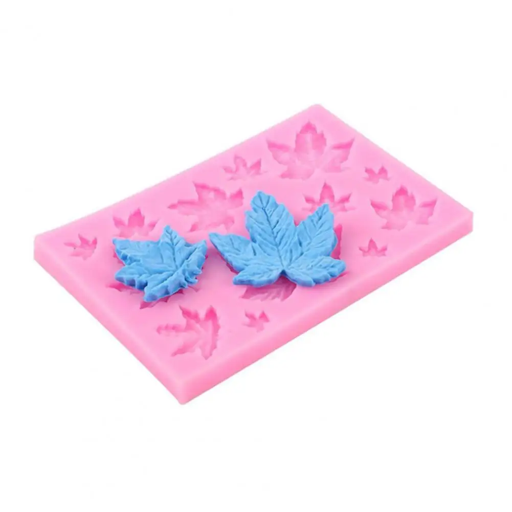 

Cake Mold Maple Leaf Shape Baking Tools Silicone Desserts Cookies Mould for Kitchen