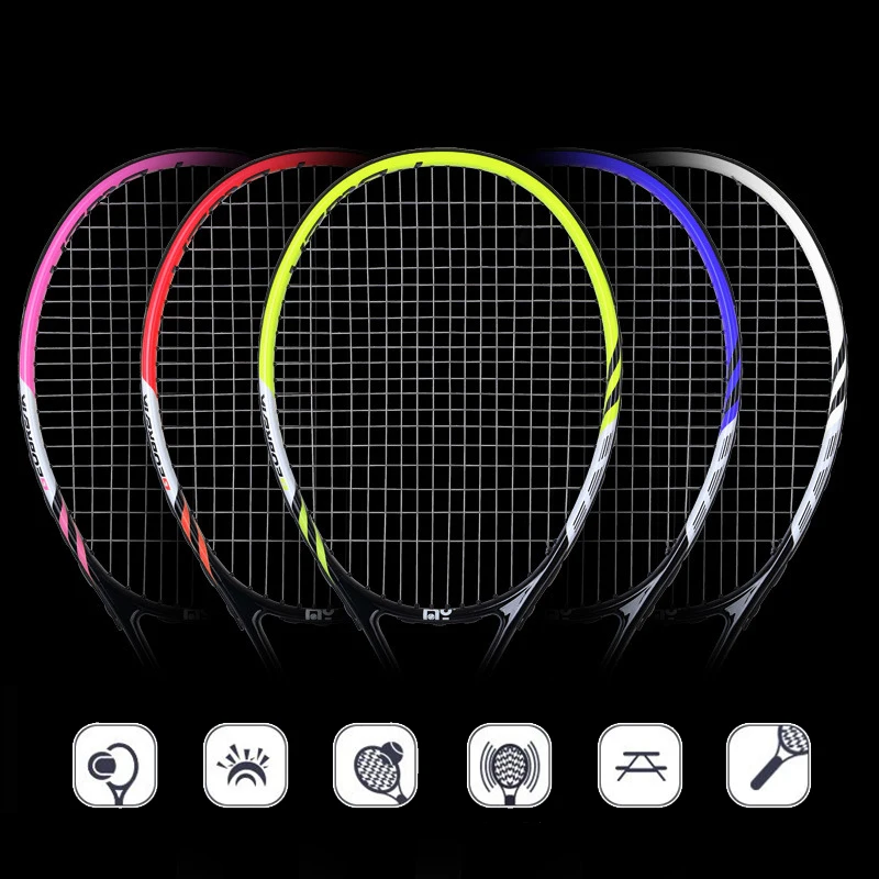 

L2 Grip 2021 Tennis Racket Carbon Composite Carbon Fiber Carbon Aluminum Racket Men And Women Primary Training -40