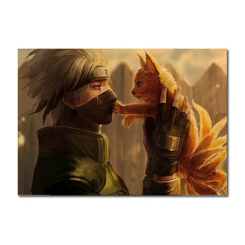 

Anime Kraft Paper Poster Home Room Decoration wall art Painting Core 50.5x35cm