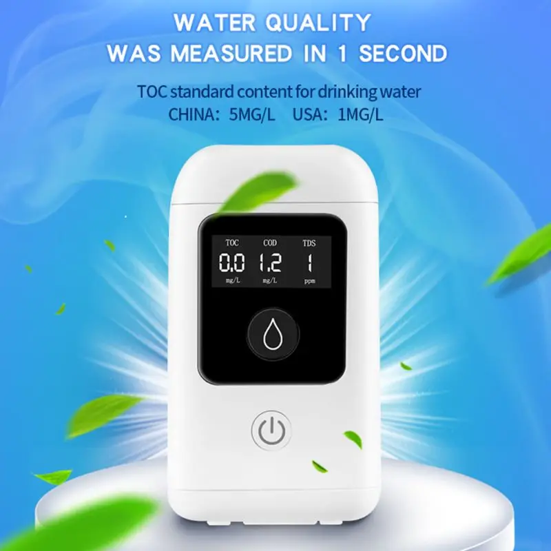 

3 In 1 Digital LCD High Accuracy TOC COD TDS Water Quality Purity Tester Meter Household Travel