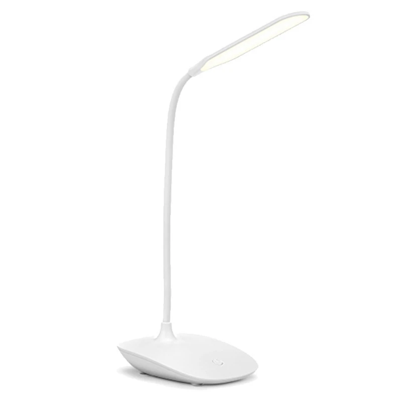 

LED Desk Lamp with Flexible Gooseneck, Portable Lamp for Dorm Studying Bedroom