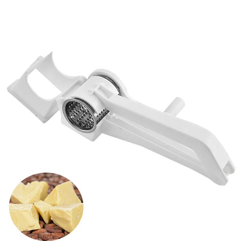 

1PC Mini Cheese Grater Stainless Steel Blade Plastic Manual Cheese Planer Rotary Quick Grind Chocolate Nut Multi-function Planer