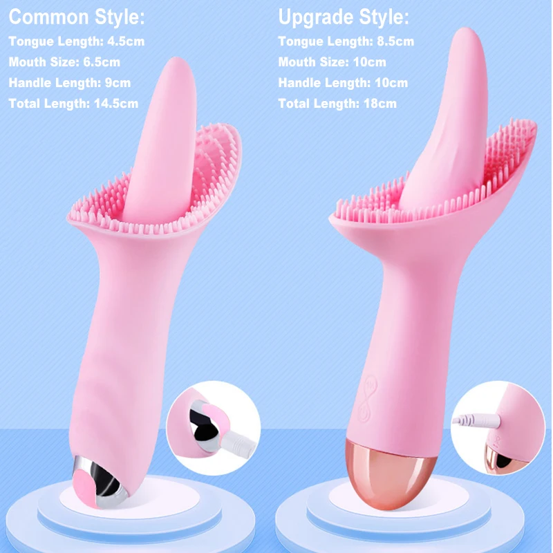 Sefllo греющий язык Рождественский вибратор для женщин 10 скоростей лизание