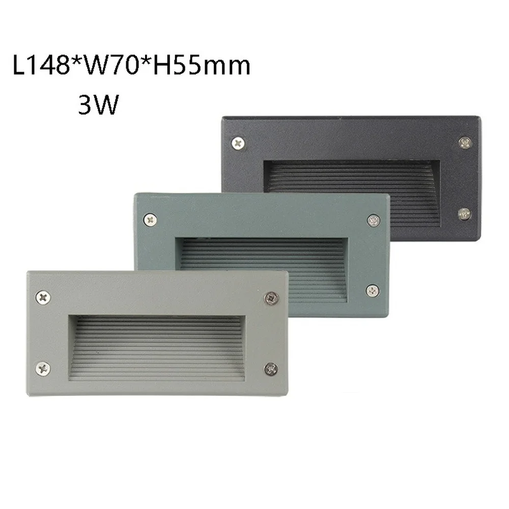 Встраиваемая настенная светодиодная лампа углубленный водонепроницаемый