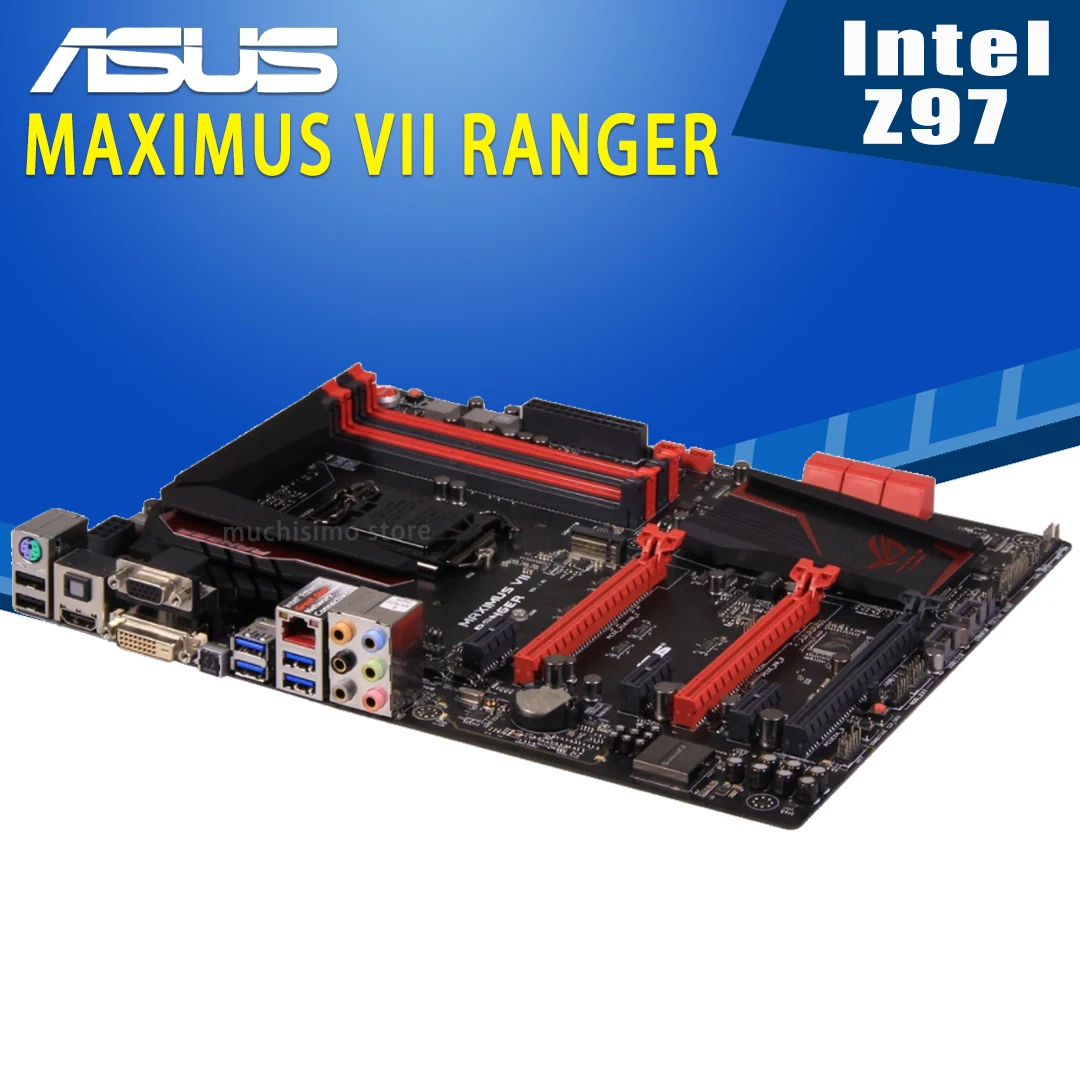 Kaufen LGA 1150 Asus MAXIMUS VII RANGER Motherboard DDR3 32GB Gaming PCI-E 3,0 M.2 VGA Unterstützung HIFI Desktop Intel Z97 Placa-Mãe Gaming