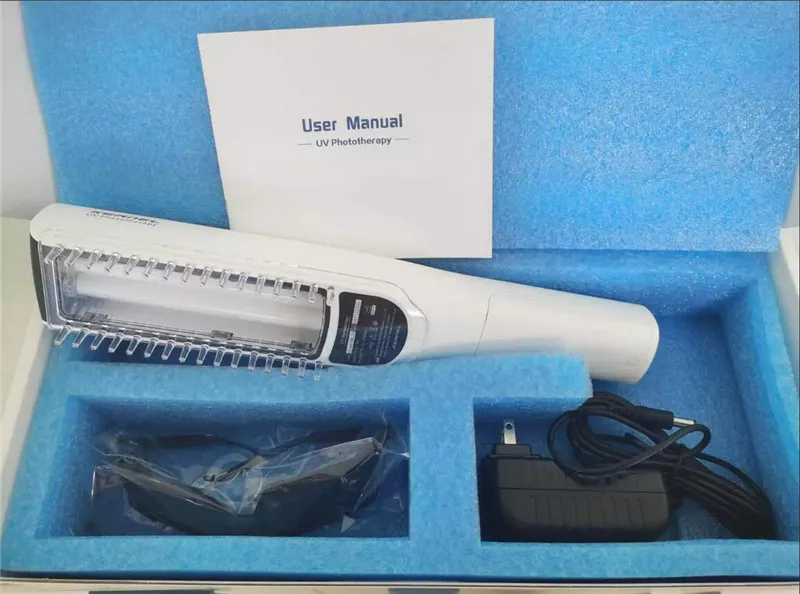 

JYTOP Battery power uvb phototherapy lamps 311nm PUVA UV light machine handheld for psoriasis vitiligo eczema home use