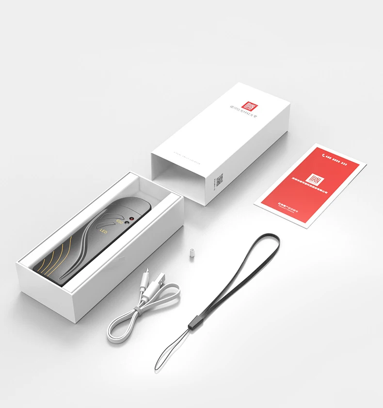 Лазерный локатор неисправностей FTTH красный лазер 15 км USB-зарядка со светодиодный