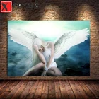 Полноразмерная Алмазная Картина Сексуальная Девушка Крылья ангела мозаика вышивка картина Стразы Алмазная вышивка распродажа домашний декор