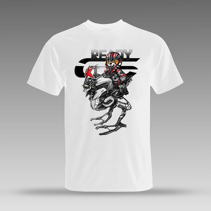 Футболка с круглым вырезом и коротким рукавом для мотоцикла BMW F650GS F700GS F800GS F850GS