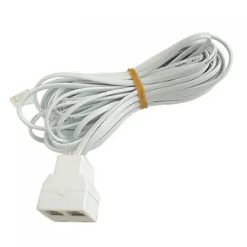 26 футов 2 гнездо соединителя телефона свинцовый Удлинительный кабель жила провод