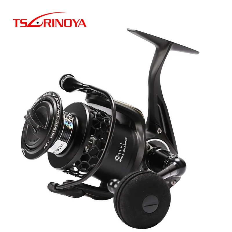 TSURINOYA полностью Металлическая Рыболовная катушка TSP4000 5000 11 + 1BB 5 2: 1 рыболовная для