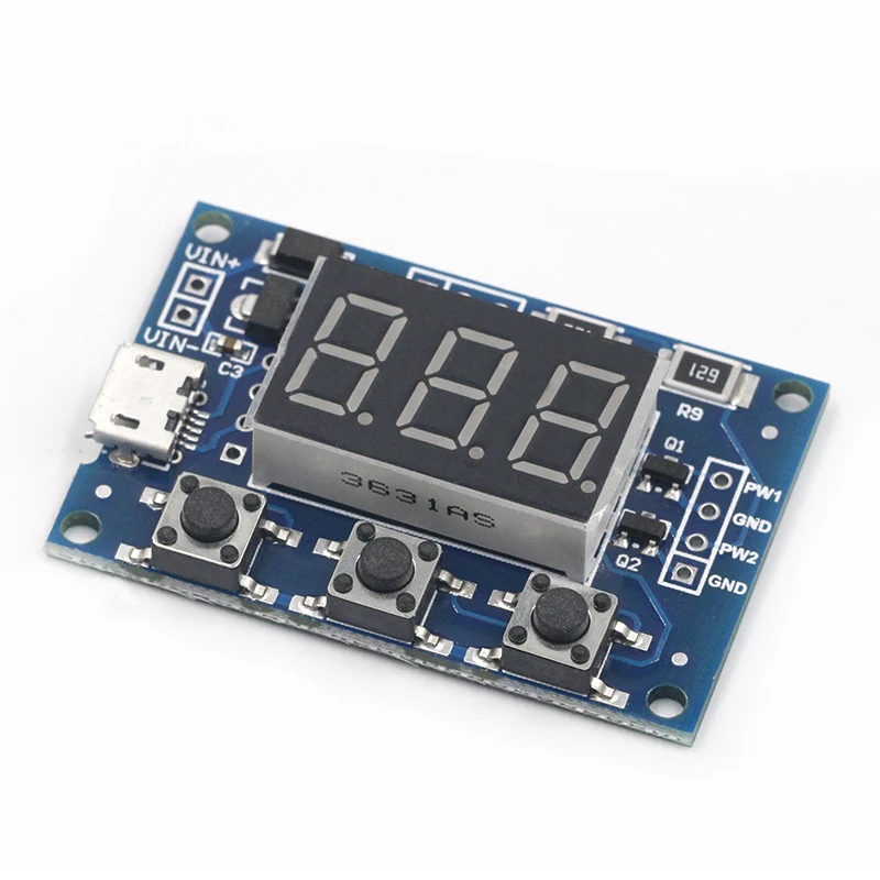 Постоянный ток 5 30V микро USB 5V Мощность независимых PWM генератор сигналов 2 канала