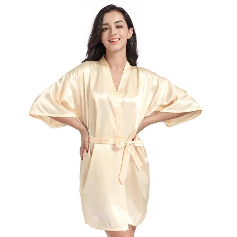 

Elegant Nightdress Bride Bridesmaid Wedding Robe Pajamas Women Sleepwear Nightgown Intimate Lingerie Gown Casual Home Clothing