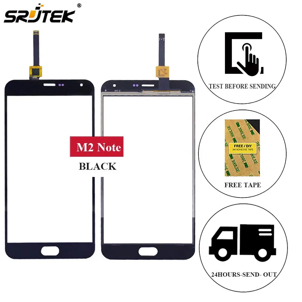 Srjtek для Meizu M2 note M571H M571M M571C M571U/для Meilan Note 2 Сенсорный экран дигитайзер Датчик
